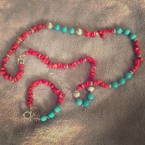 necklace and bracelet combo